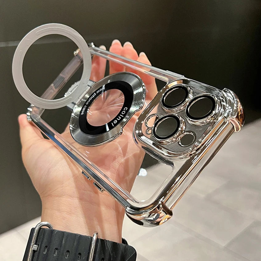 Carcasa Magnética Premium para iPhone con Soporte MagSafe