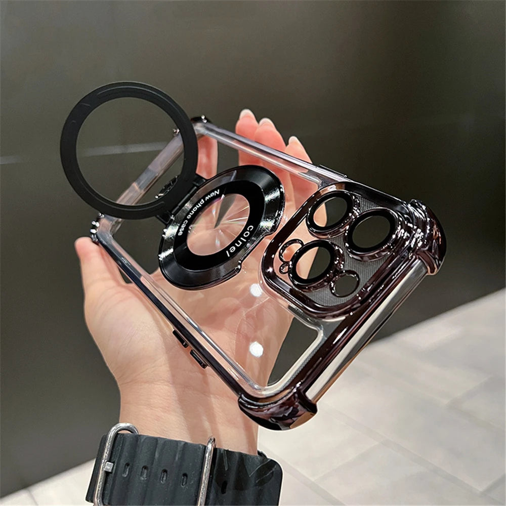 Carcasa Magnética Premium para iPhone con Soporte MagSafe