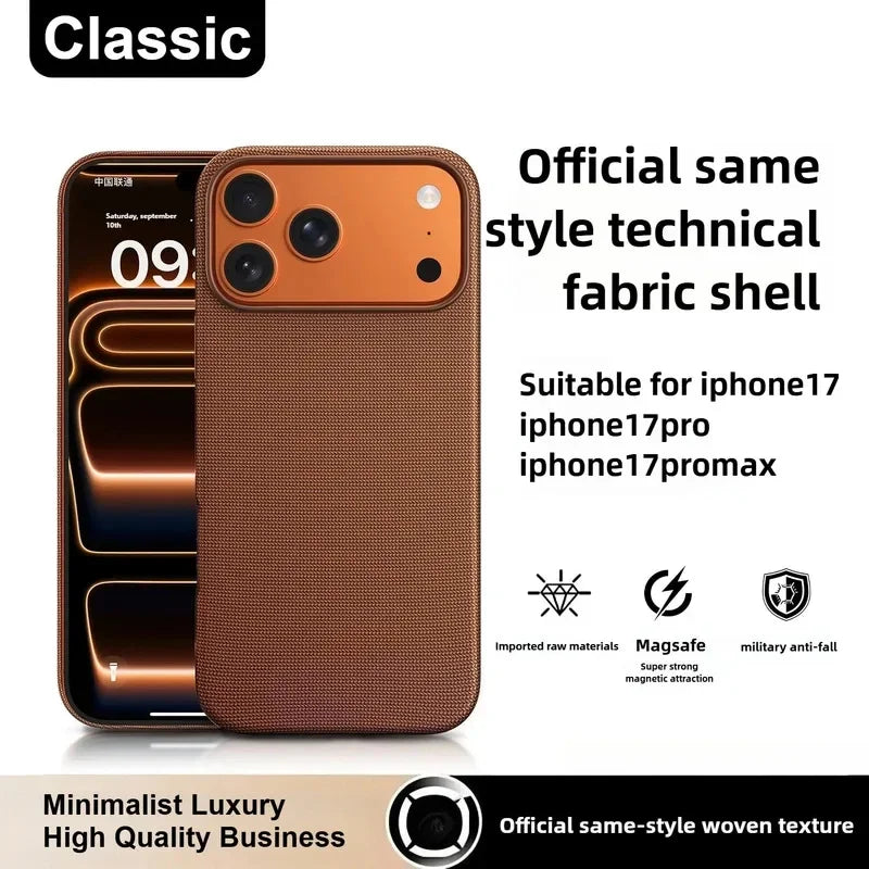 Funda Tejida de Alta Calidad.
Compatible con Magsafe.
Protección antigolpes y rayas.